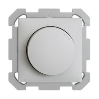 UP-LED-Universal-Drehdimmer EDIZIOdue FM, 4…200W/400W/VA hellgrau