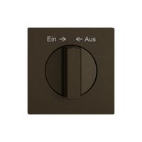 Kit di montaggio EDIZIO.liv SNAPFIX® p.pulsante girevole manop.Ein → ← Aus ma