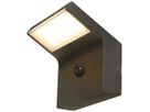 Applique LED SLV ORDI PIR 10W 700lm 822 IP54 118×180×162mm nero