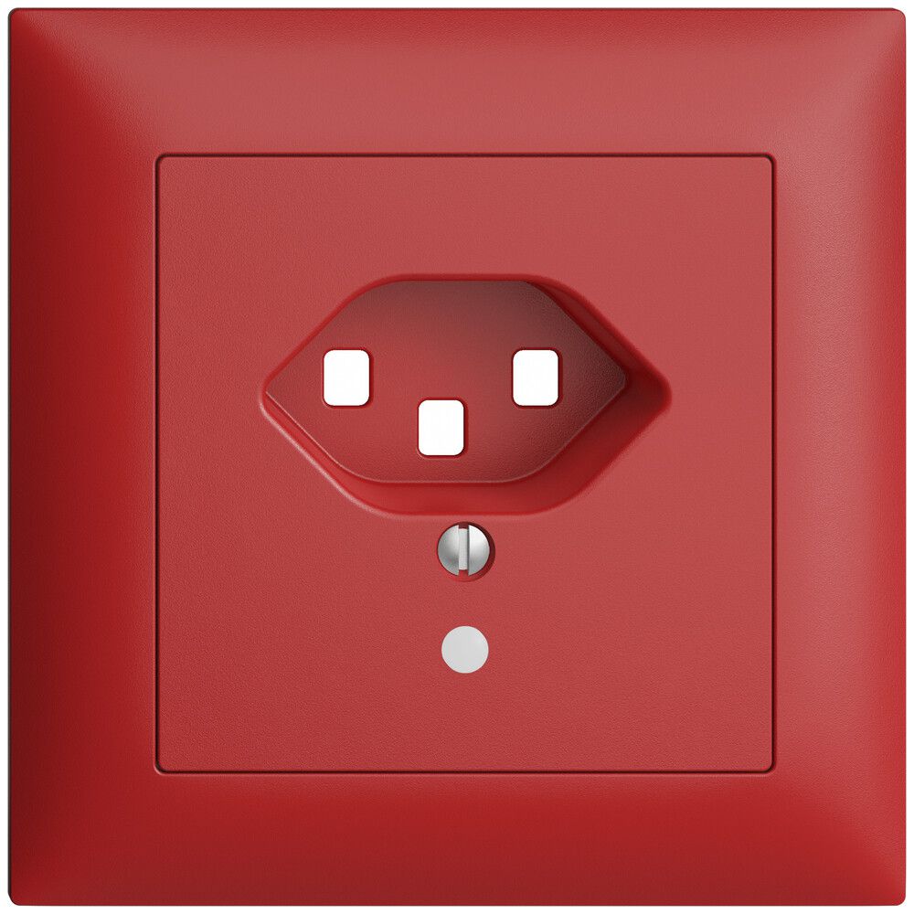 Kit frontal ENC EDIZIOdue berry 88×88mm T23, lentille,