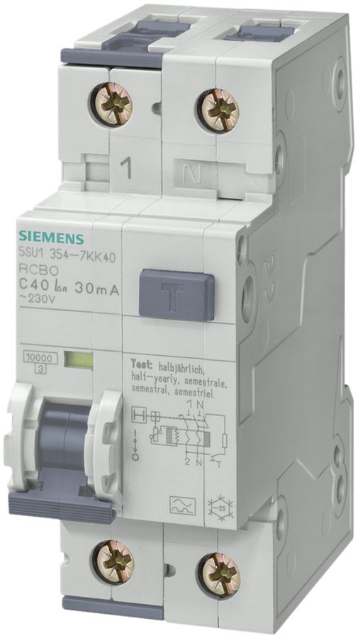 Disgiuntore differenziale Siemens SENTRON 1LN B-13A 10kA, 10mA tipoA