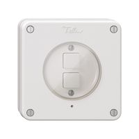 NUP-KNX-Taster 2× NEVO RGB mit Temperaturfühler weiss