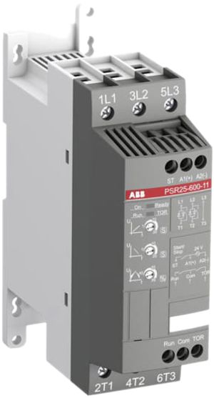 Starter progressivo ABB PSR 5.5kW/11kW (230V/400V), tensione d.com. 24VAC/DC