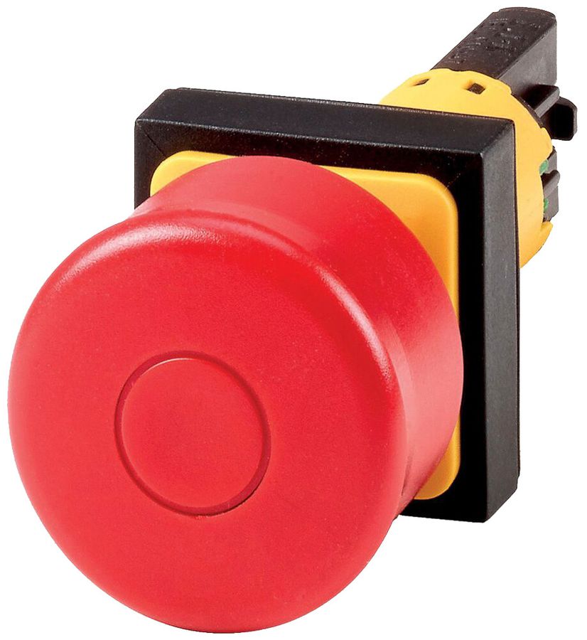 Poussoir à champignon Eaton Q25PV Ø28mm rouge Ø16mm haut IP65