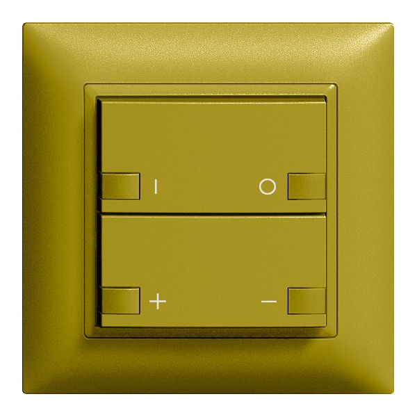 Frontset ON-OFF Dimmer 2K/2T ZEP EDIZIOdue olive