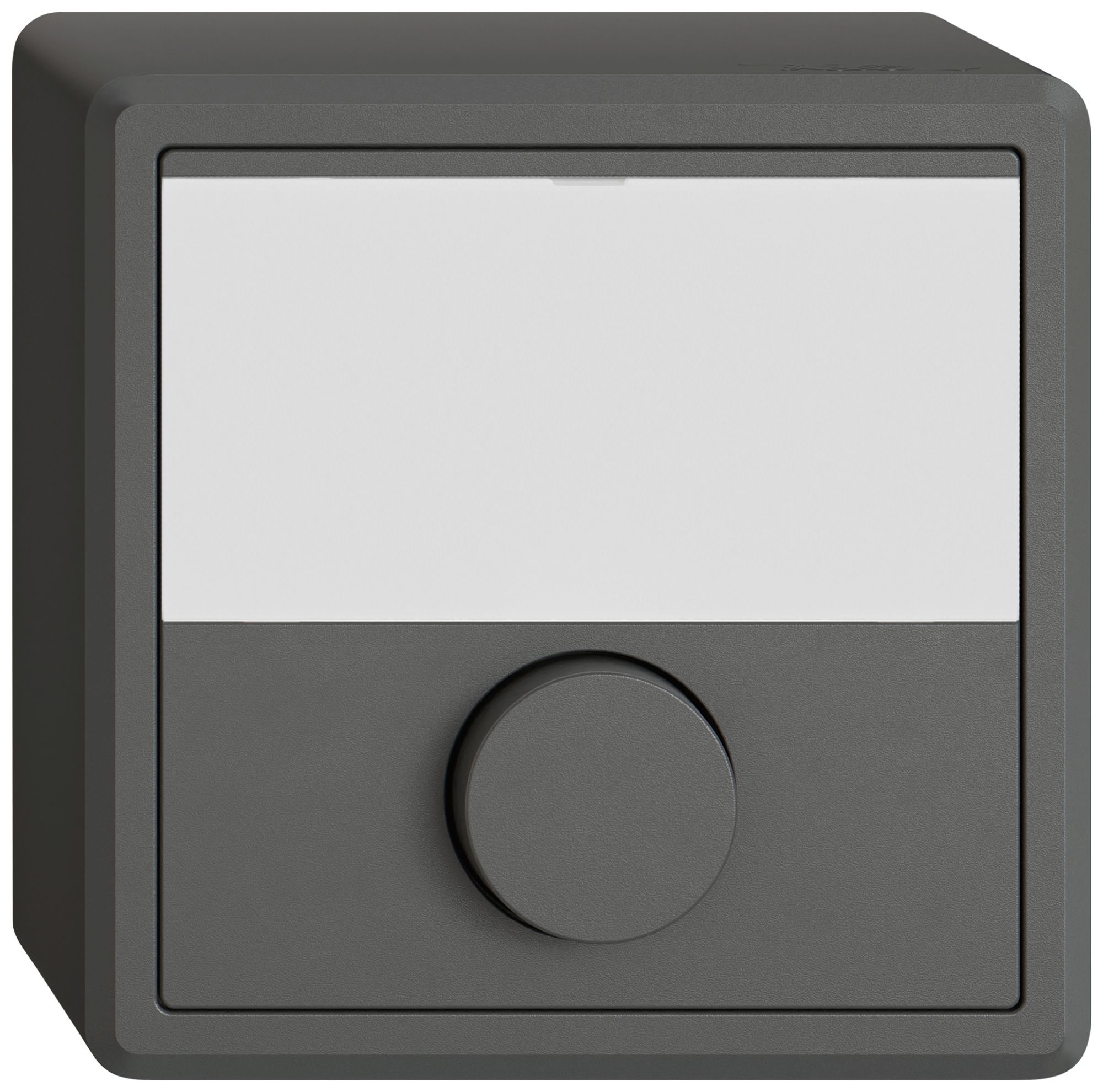 Poussoir de sonnerie AP EDIZIO.liv SNAPFIX® 6A 250V étiquette grf