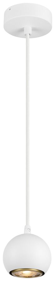 Pendelleuchte SLV LIGHT EYE 90 GU10 1×6W DIM Ø89mm weiss
