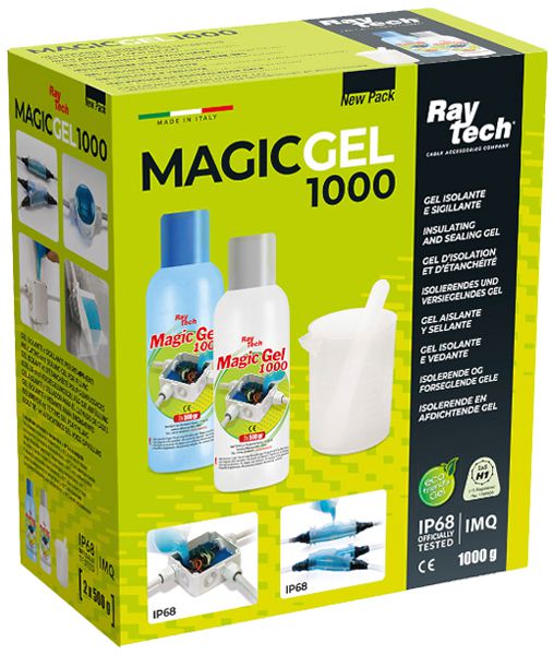 Isolierender Elastomer Raytech Magic Gel 2 Flaschen 1L