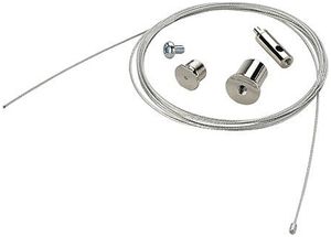 Seilabhängung-Set zu LEALED, 1500mm, Edelstahl