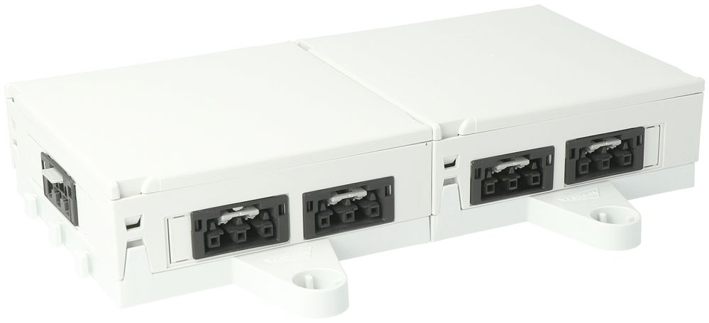 Boîtier AGRO, in: 2×3P H07V-U, out: 9×3P no, WAGO, gris