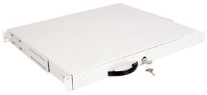 Schublade ROLINE 485×43×400mm Abschliessbar grau