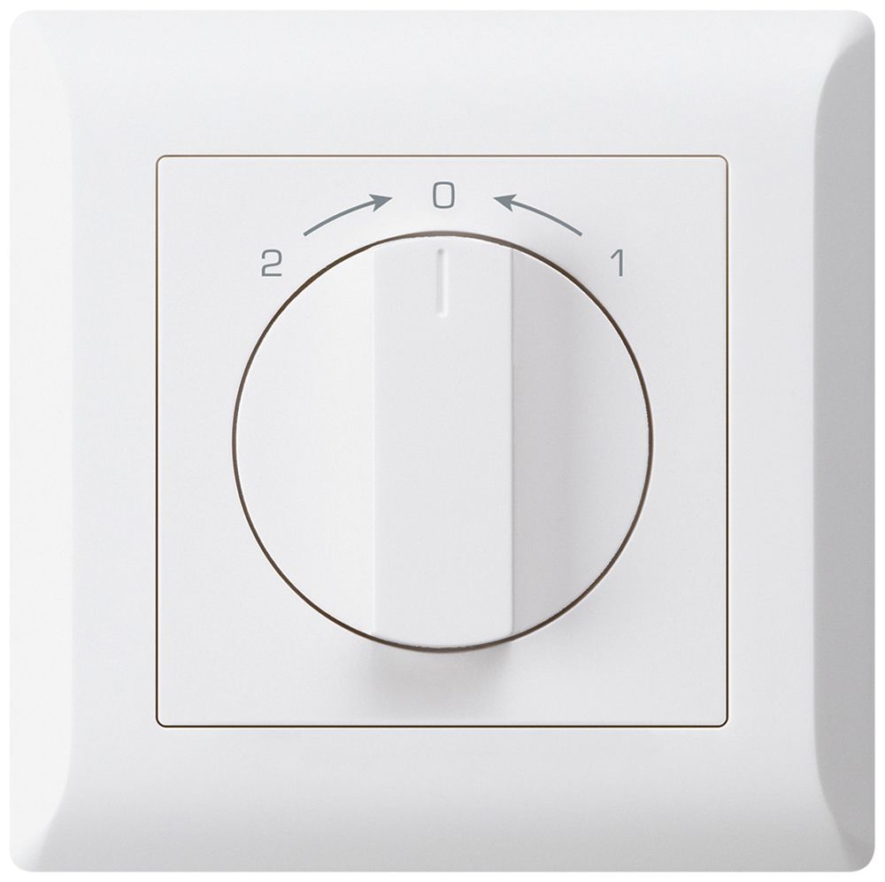 UP-SchwenkTaster 1->0<-2 weiss kallysto.line mit Drehgriff