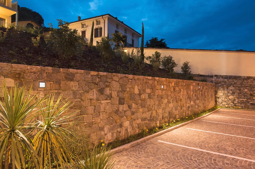 EB-LED-Wandleuchte SLV DOWNUNDER OUT L, 0.96W 85lm 3000K IP55 anthrazit