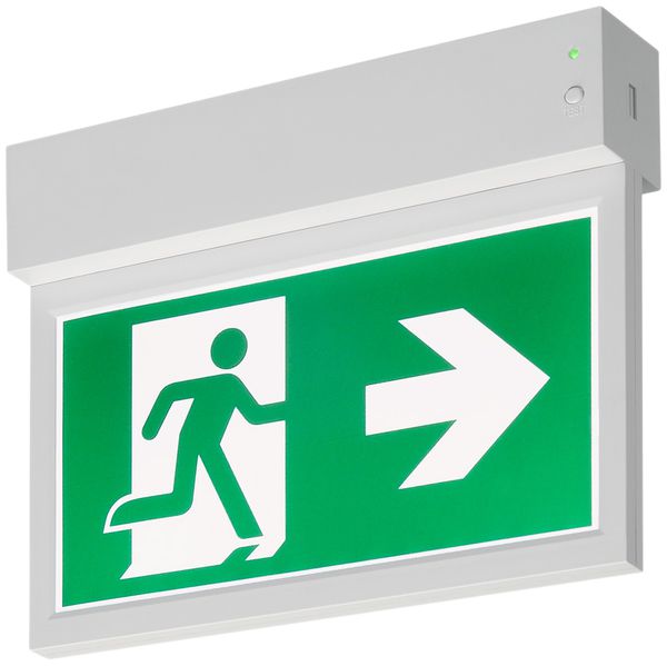 LED-Nothinweisleuchte SLV P-LIGHT 27, 4W 32lm 6000K IP20 weiss