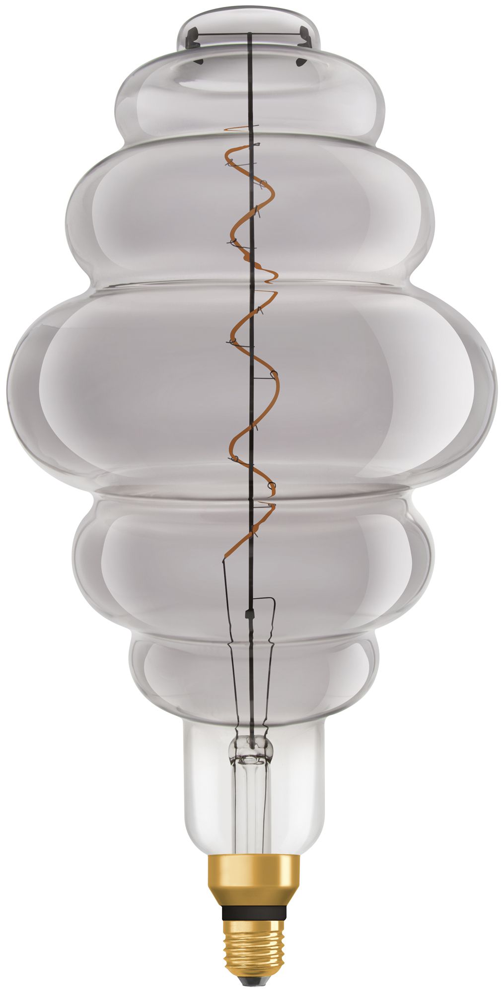 LED-Lampe LEDVANCE NEST E27 4.8W 100lm 1800K DIM 405mm klar grau