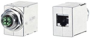 Passacavo per armadio M12-X/RJ45 cat.6A schermato