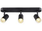 Spot LED SLV NOBLO 19W 2360lm 930 REG 400×105×127mm nero 3×Spot