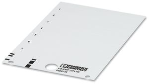 Étiquette US-EMP encliquetab. blanc 27×17.6mm