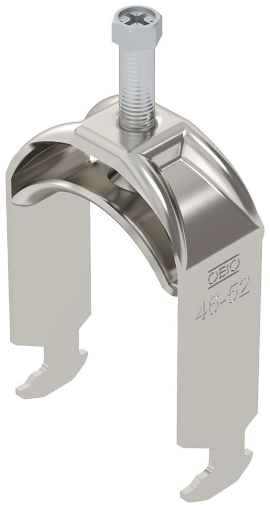 Fixation rapide BET 2056 pied à H métal 46…52mm 1×câble A2 1.4301