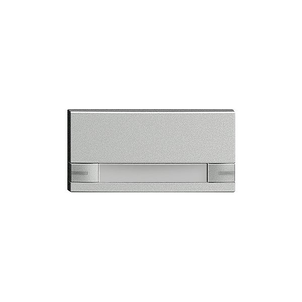 Touche 1/2 KNX/électron.a.LED+ pap.EDIZIOdue commande 2×1 silver