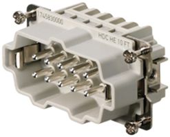 Stifteinsatz Weidmüller HDC HE 500V 16A 10L Zugfederanschluss Gr.4