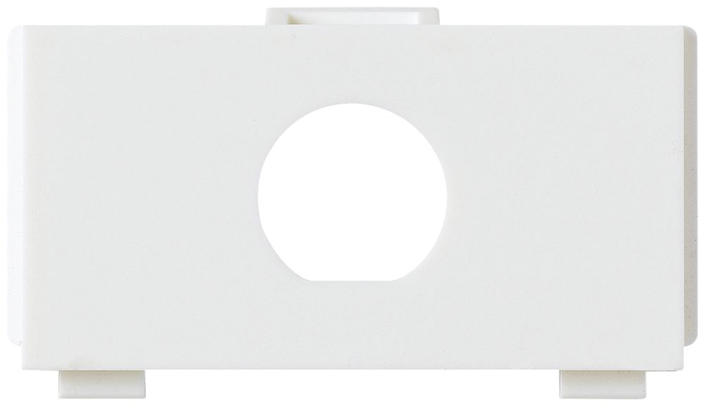 Modulo multimedia kallysto M3 vuoto per 1 BNC Ø13.8mm bianco