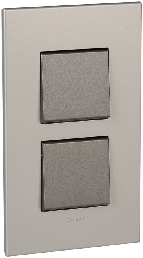 Combinazione INC ATO AR/1L +AR/1L alluminio perla grd.I+I