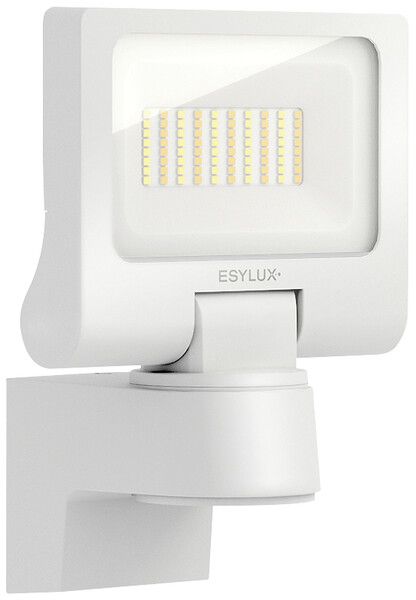 Projecteur LED ESYLUX SUNJA 10W 1200…1300lm 827/840 IP65 120×180×231mm blanc