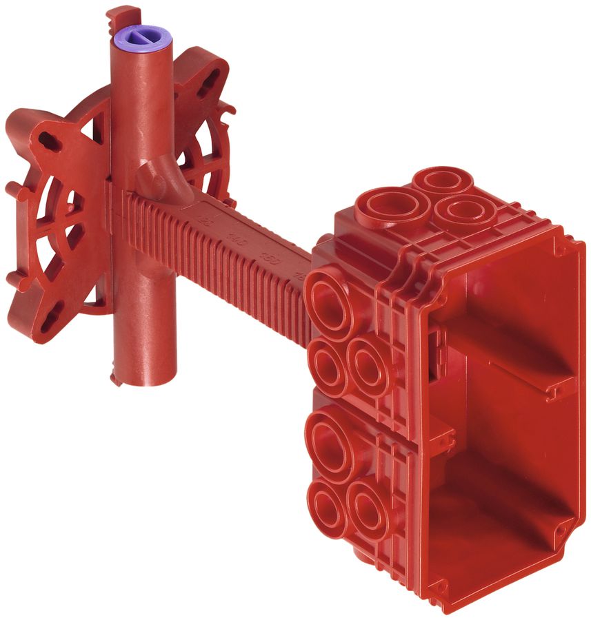 UP-Einlassdose MT CRALLO-TELE 2×1 teleskopisch für Isolation