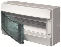 AP-Kleinverteiler ABB M65W112TN2, 1-reihig, 12TE, 250×320×155mm, IP65, grau