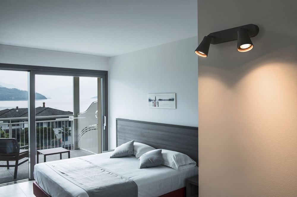 Decken-/Wandleuchte SLV AVO DOUBLE CW GU10 2×50W 240×95×115mm schwarz