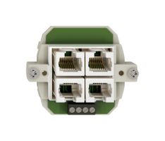 Einsatz BSE 4×RJ45 getrennt