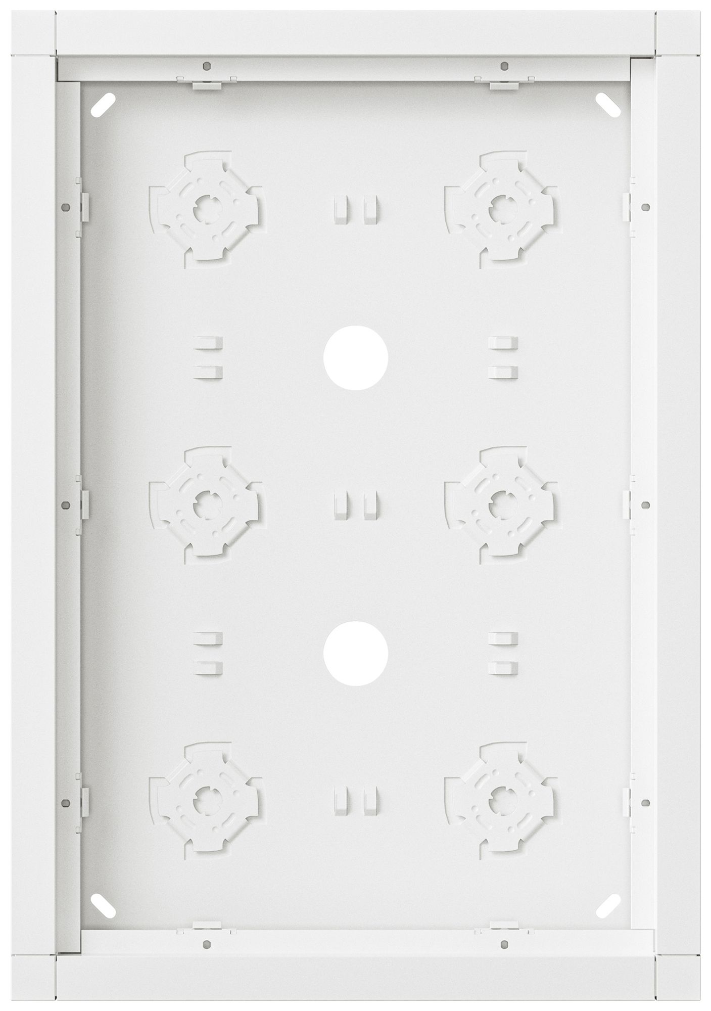 Boîtier AP Siedle 6× 232×332×36.5mm blanc