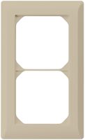UP-Abdeckrahmen kallysto.line 2×1 beige 92×152mm