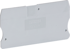 Couvercle PX L=80mm, l=2.2mm h=51.1mm, gris