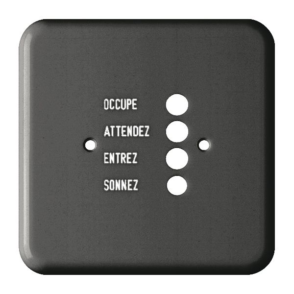 Abdeckplatte FH I zu 962764250 schwarz