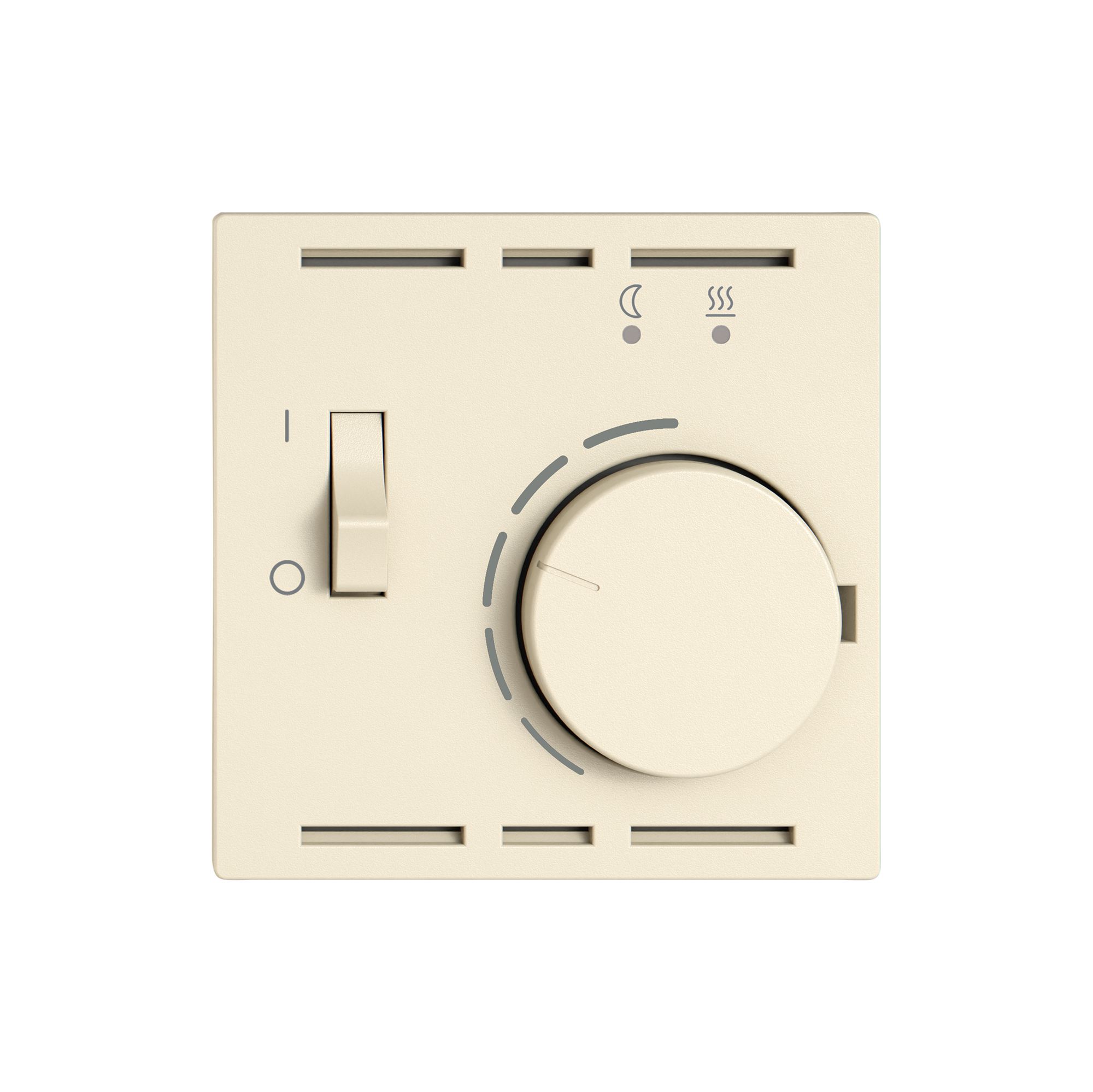 Termostato ambiente EDIZIO.liv SNAPFIX® p.riscaldamenti a pavimento cr