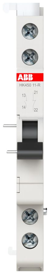 Contact auxiliaire ABB SMISSLINE CLASSIC HK45011-R, 1F+1O, 6A/230V, droite