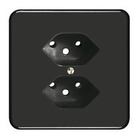 Frontset FH zu Steckdose 2×T13 schwarz