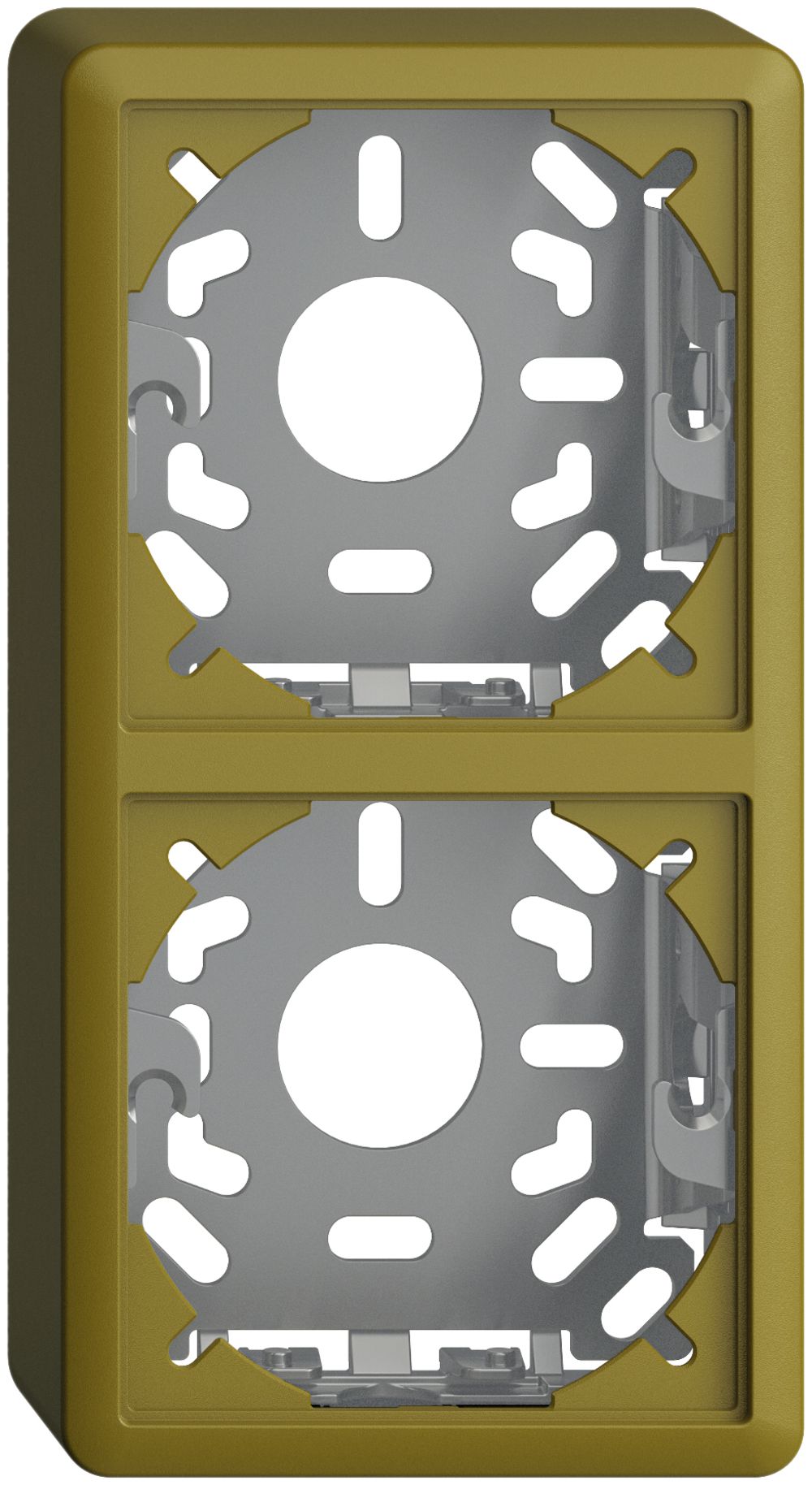 Capot avec plaque de base 2×39mm pour combinaison FX vertical/horizontal olive