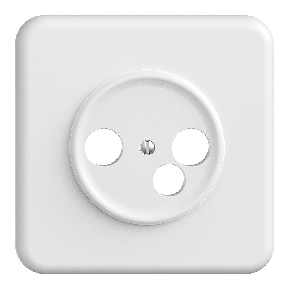 UP-Frontset STANDARDdue weiss 90×90mm