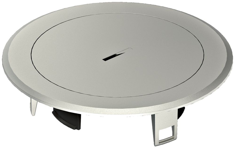 Deckel Hager für BSR02 Metall Silber