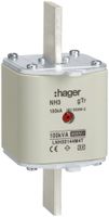 Fusibile HPC Hager DIN3c 400VAC 144A 100kVA gTr segnalatore centrale inox.