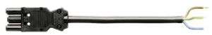 Anschlussleitung Wieland GST18i3 3×1.5mm² 250V 16A 2m schwarz Buchse Cca