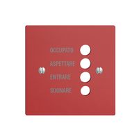 Placca frontale EDIZIOdue berry italiano