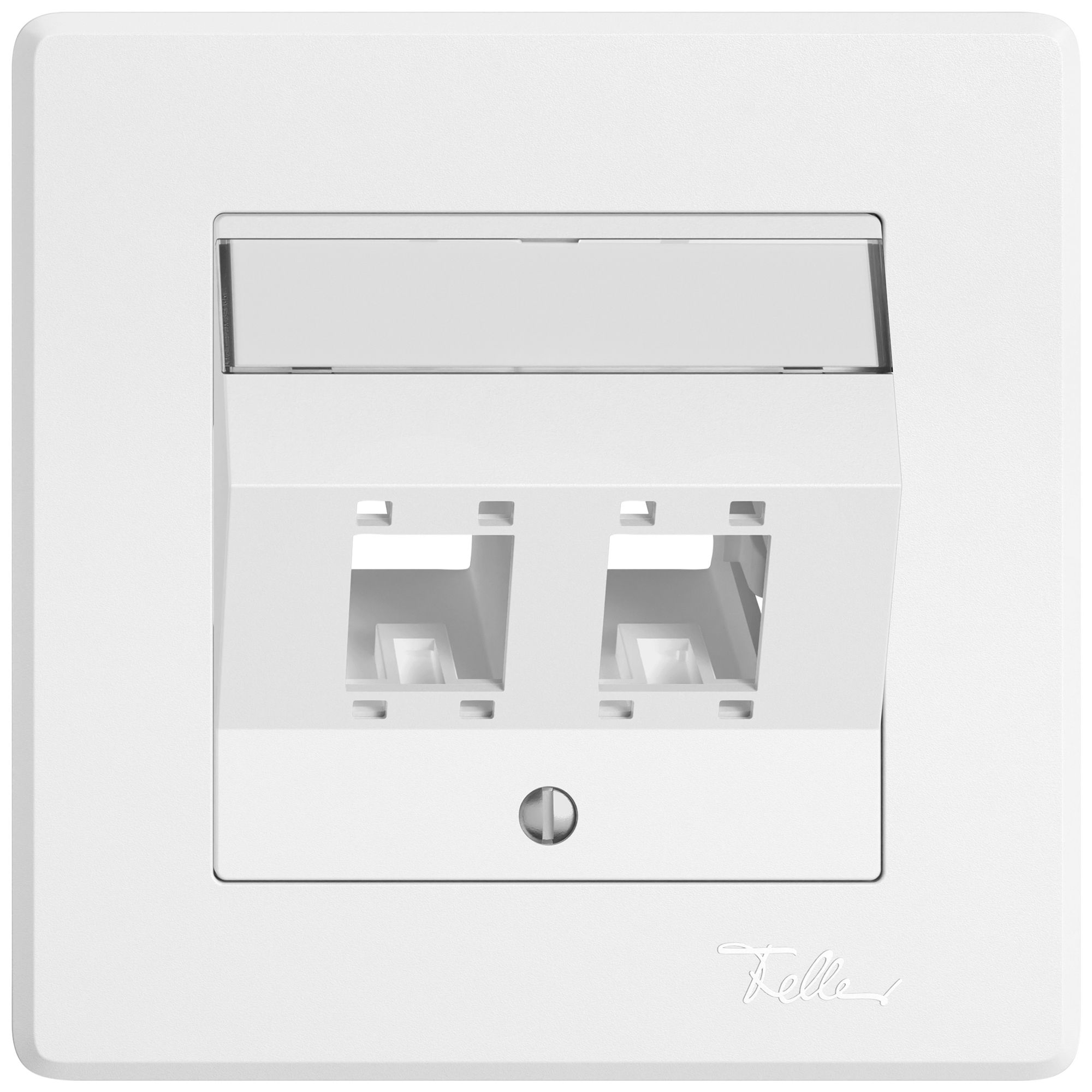 UP-Montageset EDIZIO.liv SNAPFIX® für freenet Kat.5e/6 Adapter 2× ws