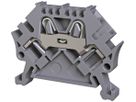 Morsetto di passaggio componibile WZ 0.5…4mm² 32A 800V push-in 2×1 DIN 35mm gr