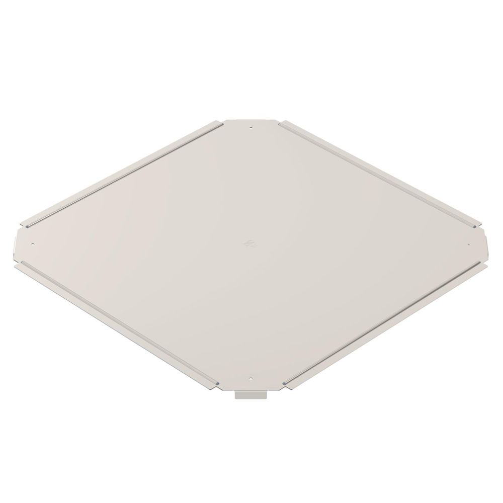 Coperchio BET RKD per pezzo a croce 400mm acciaio affinato A4 grezzo