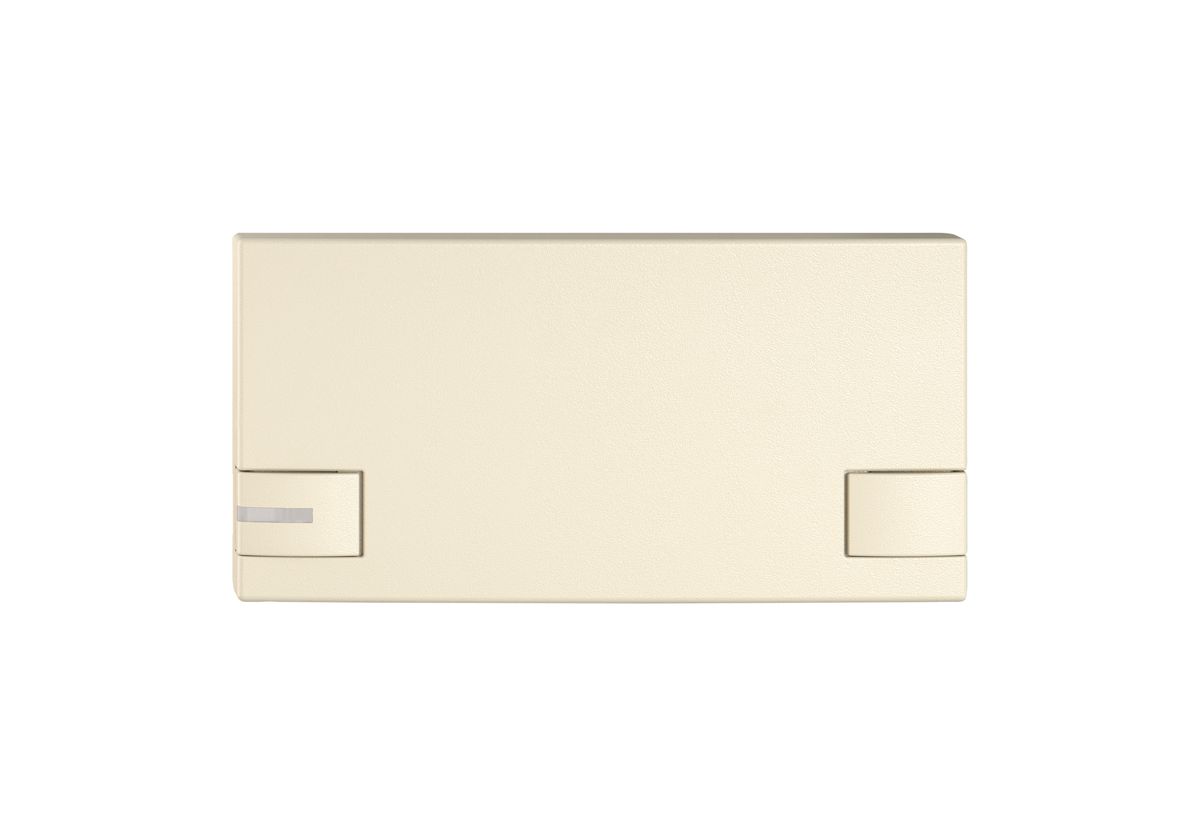 Pulsante 1/2 EDIZIO.liv KNX e UNI con SNAPFIX® con LED comando a 2 tasti cr