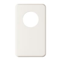 Placca di copertura I-I 43mm +cieca bianco